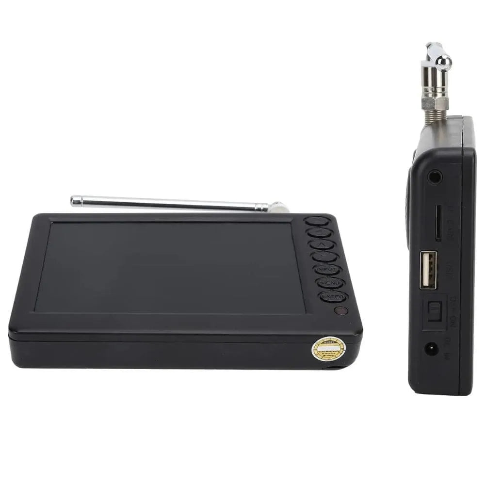 Mini TV Digital Portátil com Tela Integrada para Sinal Digital