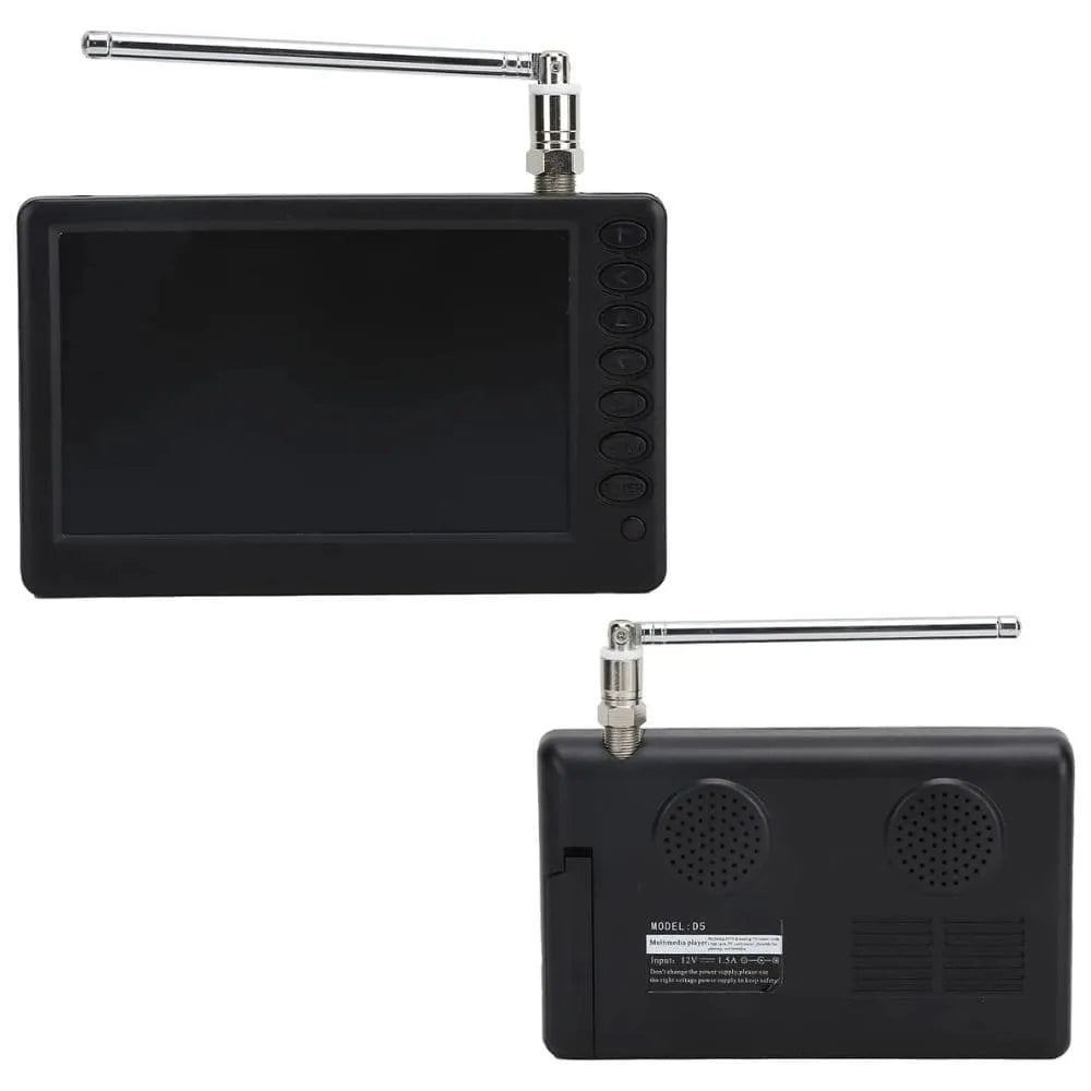 Mini TV Digital Portátil com Tela Integrada para Sinal Digital