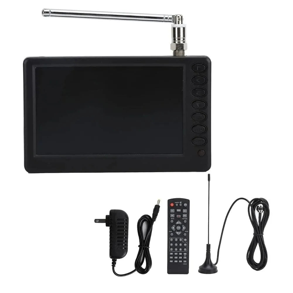 Mini TV Digital Portátil com Tela Integrada para Sinal Digital